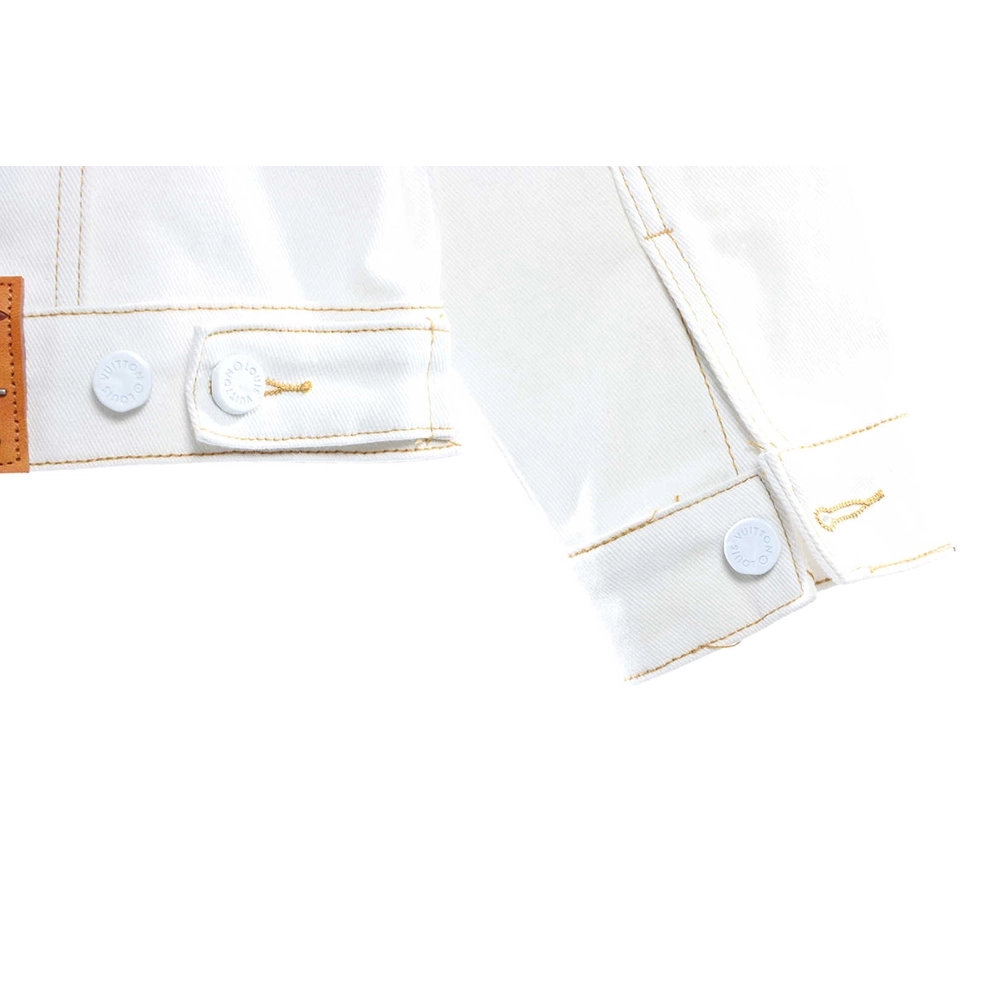 LV starry sky inkjet blue and white gradient denim jacket,Louis Vuitton Jacket,Jacket,APPAREL