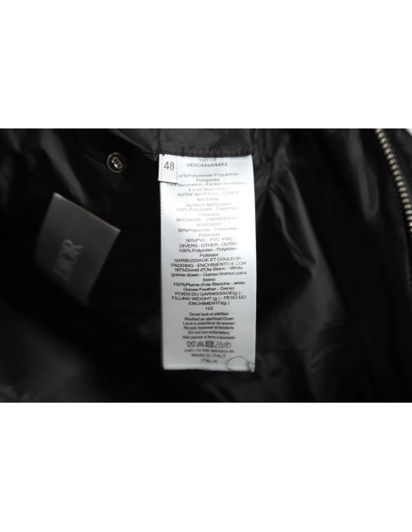 Dior 20FW allover printed dark pattern diamond down jacket,Dior Jacket,Jacket,APPAREL