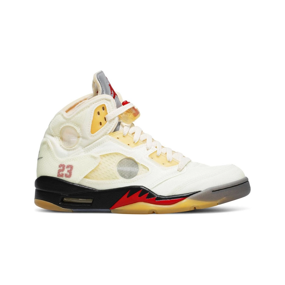 OFFWHITE X AIR JORDAN 5 RETRO SP SAIL DH8565 100,AIR JORDAN 5,Air Jordan