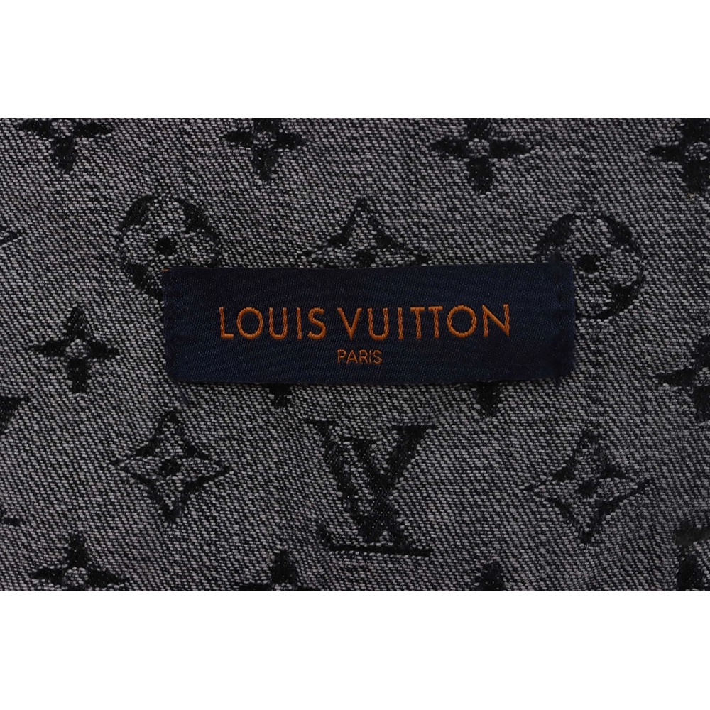 Louis Vuitton joint NIGO checkerboard denim jacket,Louis Vuitton Jacket,Jacket,APPAREL