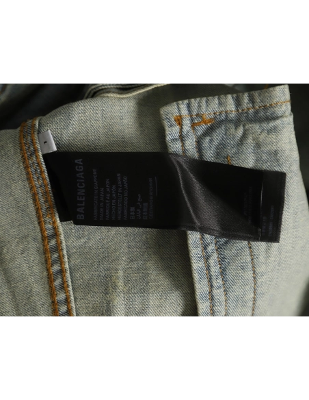 Balenciaga laserprinted denim jacket,Balenciaga Jacket,Jacket,APPAREL