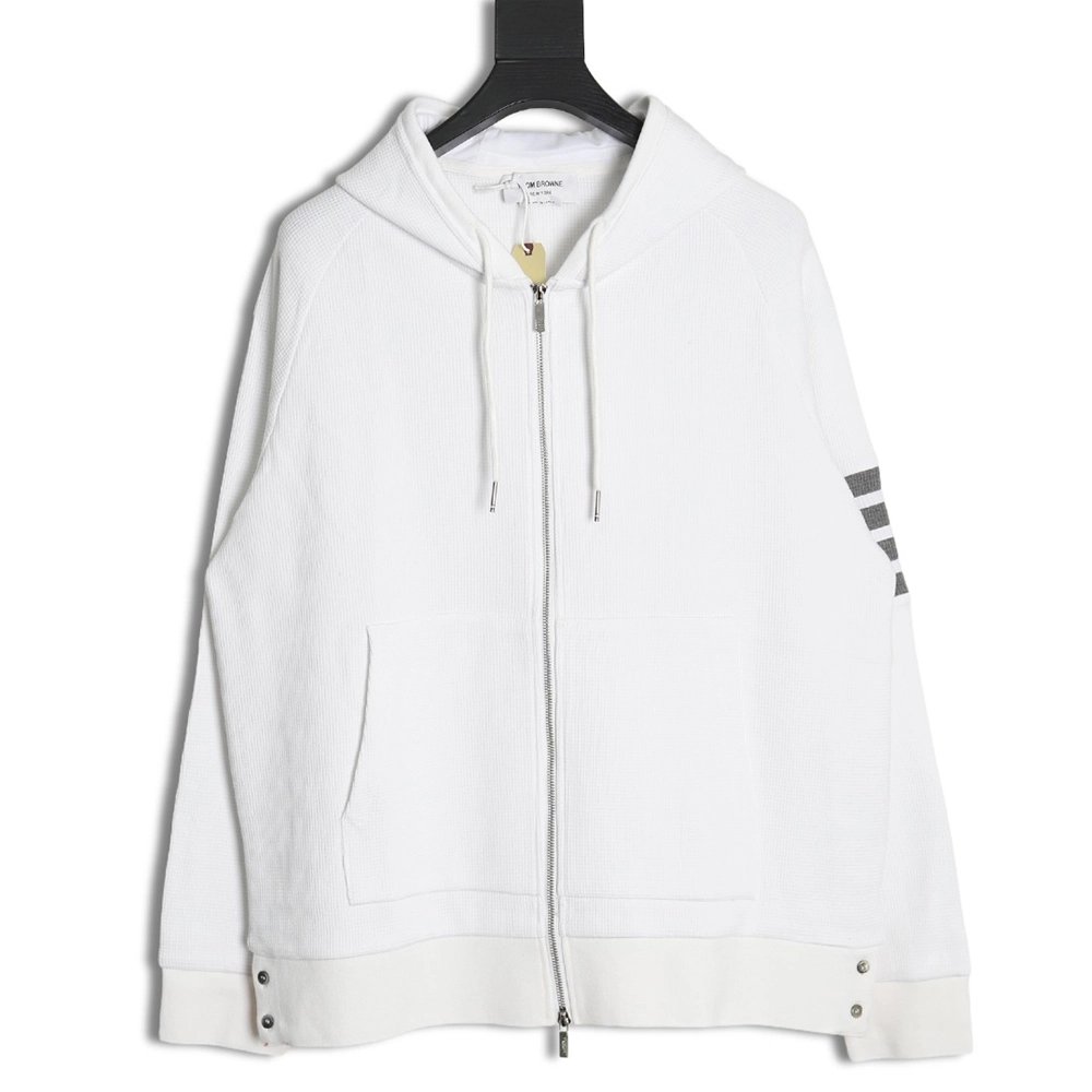 Thom Browne Classic Waffle Jacket,Thom Browne Jacket,Jacket,APPAREL