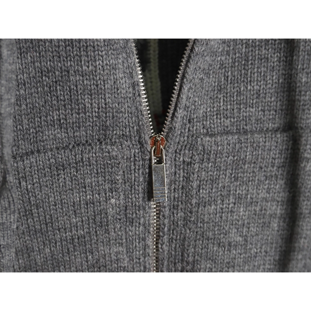 Thom Browne Sailboat Australian Wool Hooded Jacket TSK1,Thom Browne Jacket,Jacket,APPAREL