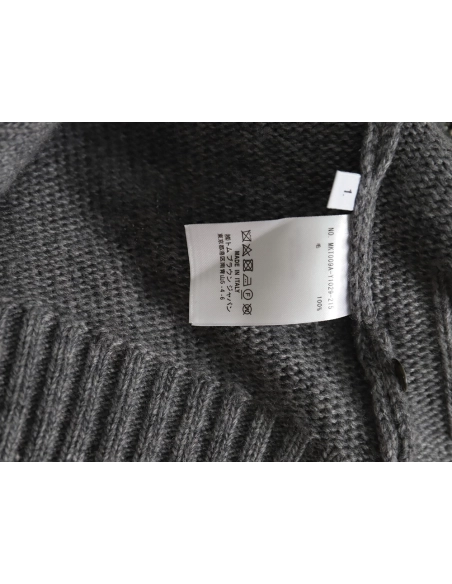 Thom Browne Sailboat Australian Wool Hooded Jacket TSK1,Thom Browne Jacket,Jacket,APPAREL