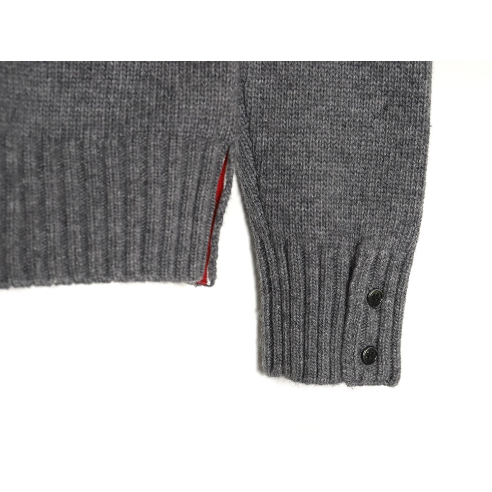 Thom Browne Sailboat Australian Wool Hooded Jacket TSK1,Thom Browne Jacket,Jacket,APPAREL