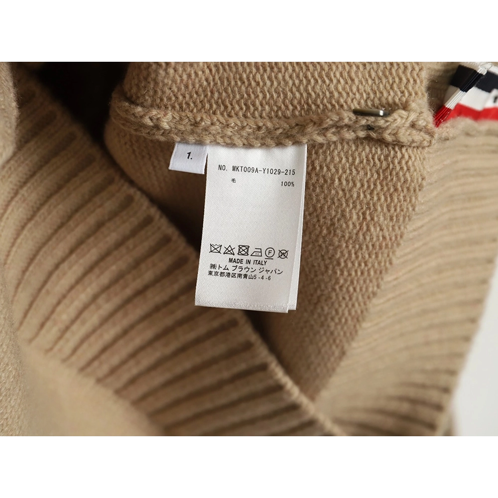 Thom Browne Sailboat Australian Wool Hooded Jacket,Thom Browne Jacket,Jacket,APPAREL