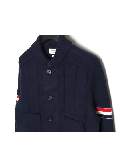 Thom Browne Vertical Striped Jacket TSK1,Thom Browne Jacket,Jacket,APPAREL