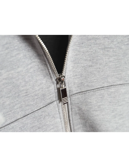 Thom Browne yarndyed drawstring zipper jacket TSK2,Thom Browne Jacket,Jacket,APPAREL