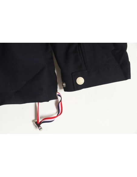 Thom Browne White Quad Bar Double Zip Jacket,Thom Browne Jacket,Jacket,APPAREL