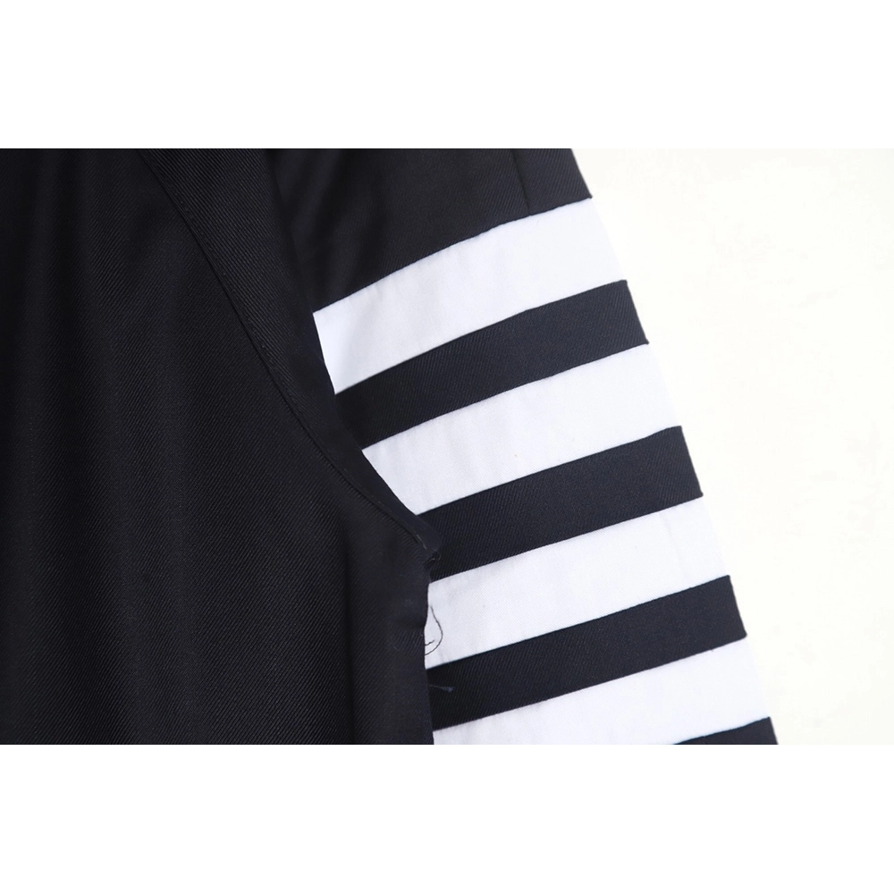 Thom Browne White Quad Bar Double Zip Jacket,Thom Browne Jacket,Jacket,APPAREL