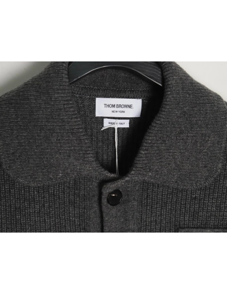 Thom Browne Heavy Wool Jacket TSK2,Thom Browne Jacket,Jacket,APPAREL