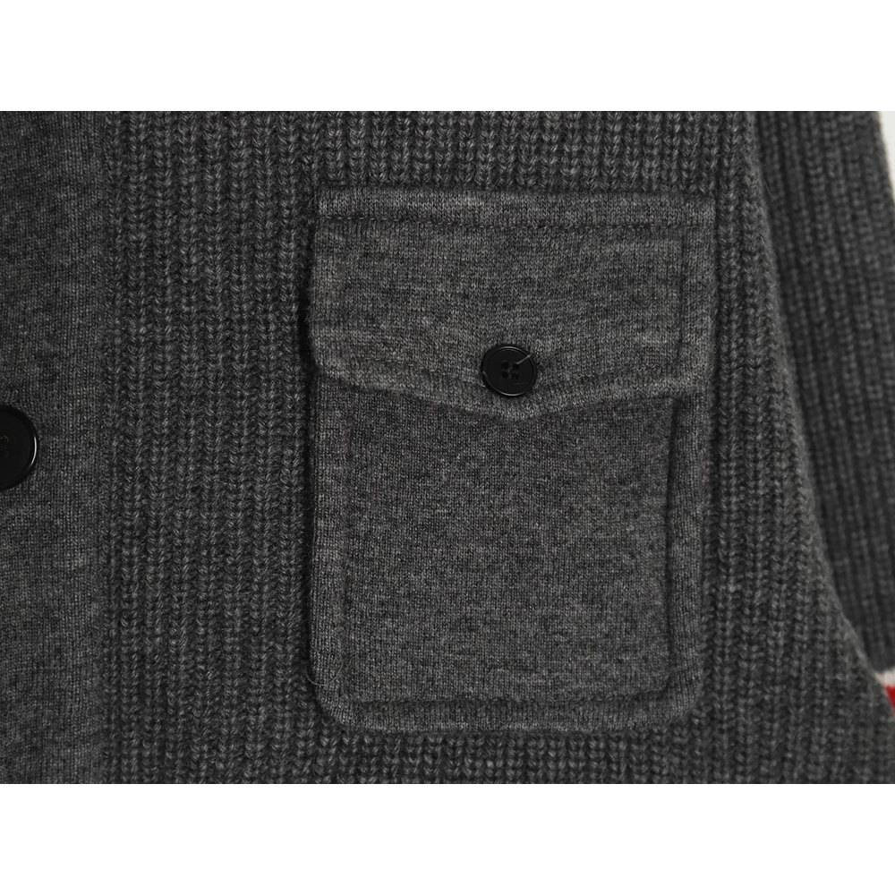 Thom Browne Heavy Wool Jacket TSK2,Thom Browne Jacket,Jacket,APPAREL