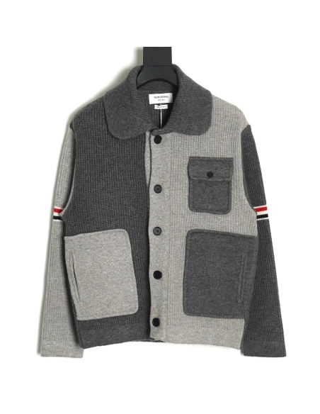 Thom Browne Heavy Wool Jacket,Thom Browne Jacket,Jacket,APPAREL