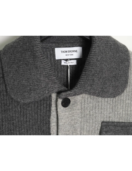 Thom Browne Heavy Wool Jacket,Thom Browne Jacket,Jacket,APPAREL