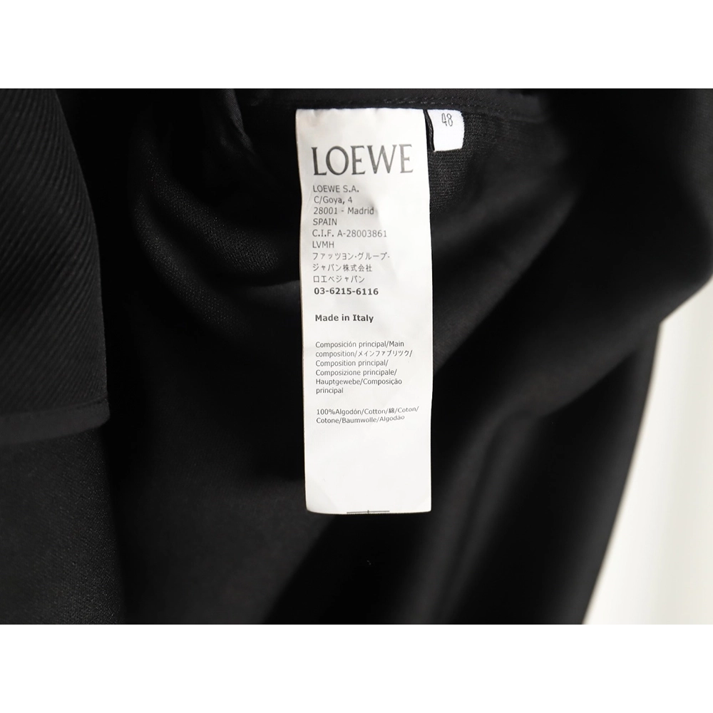 Loewe In Wool Embroidered Pocket Shirt Jacket,Loewe Jacket,Jacket,APPAREL