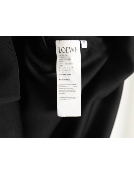 Loewe In Wool Embroidered Pocket Shirt Jacket,Loewe Jacket,Jacket,APPAREL