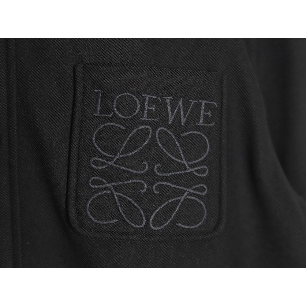 Loewe In Wool Embroidered Pocket Shirt Jacket,Loewe Jacket,Jacket,APPAREL