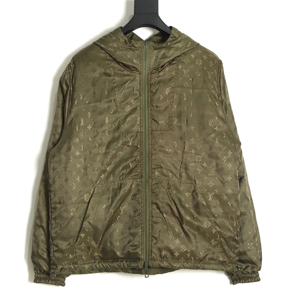 Louis Vuitton 21SS dark pattern jacquard doublesided jacket TSK1,Louis Vuitton Jacket,Jacket,APPAREL