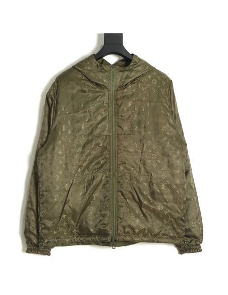 Louis Vuitton 21SS dark pattern jacquard doublesided jacket TSK1,Louis Vuitton Jacket,Jacket,APPAREL