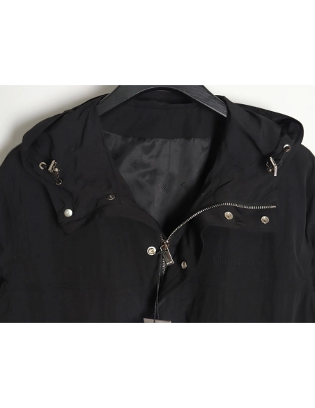 DIOR 24SS grosgrain hooded thin jacket,Dior Jacket,Jacket,APPAREL