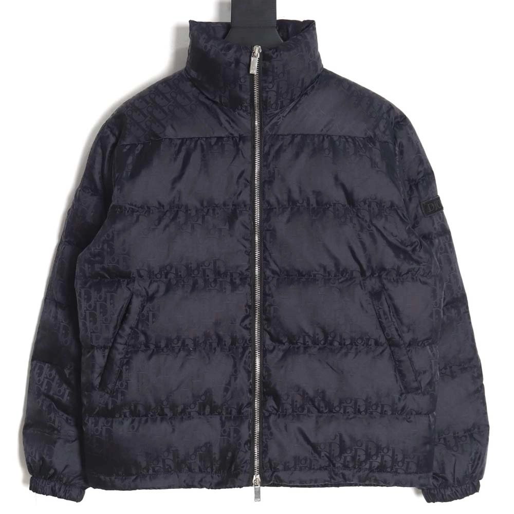 Dior Dior 23FW dark pattern allover printed down jacket_CM_4,Dior Jacket,Jacket,APPAREL