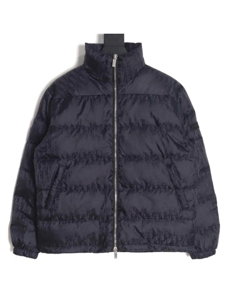 Dior Dior 23FW dark pattern allover printed down jacket_CM_4,Dior Jacket,Jacket,APPAREL
