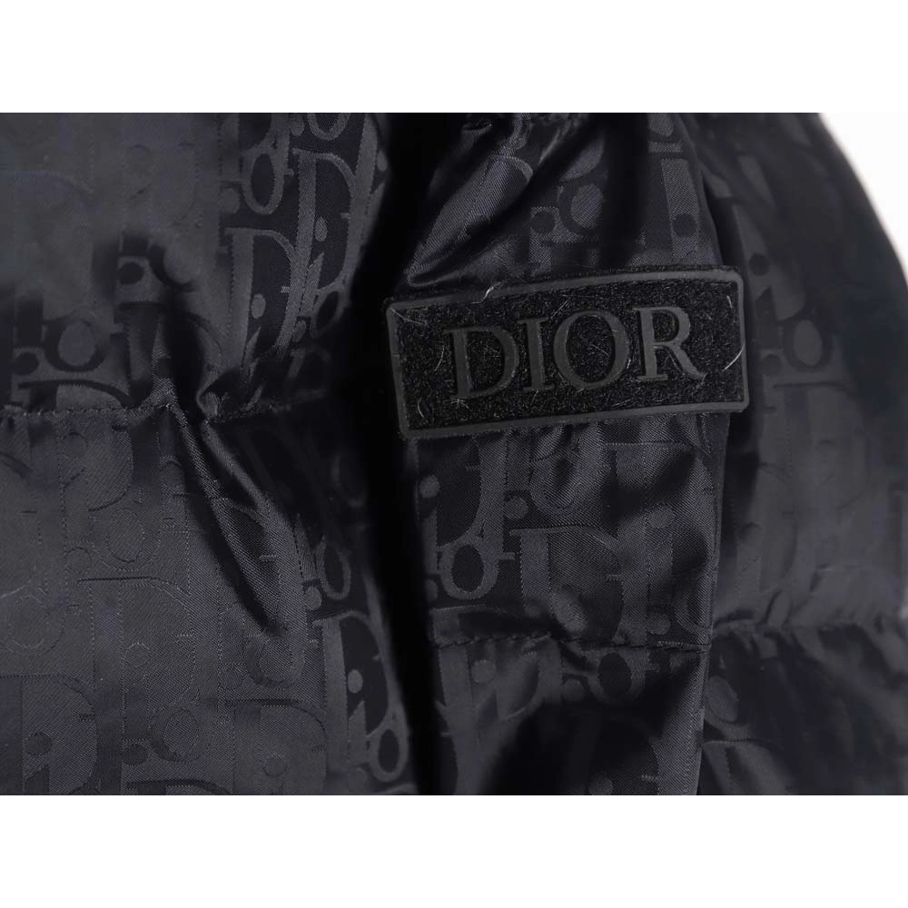 Dior Dior 23FW dark pattern allover printed down jacket_CM_4,Dior Jacket,Jacket,APPAREL