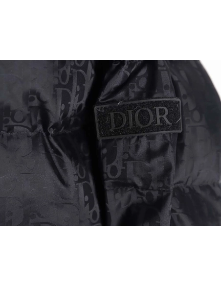 Dior Dior 23FW dark pattern allover printed down jacket_CM_4,Dior Jacket,Jacket,APPAREL