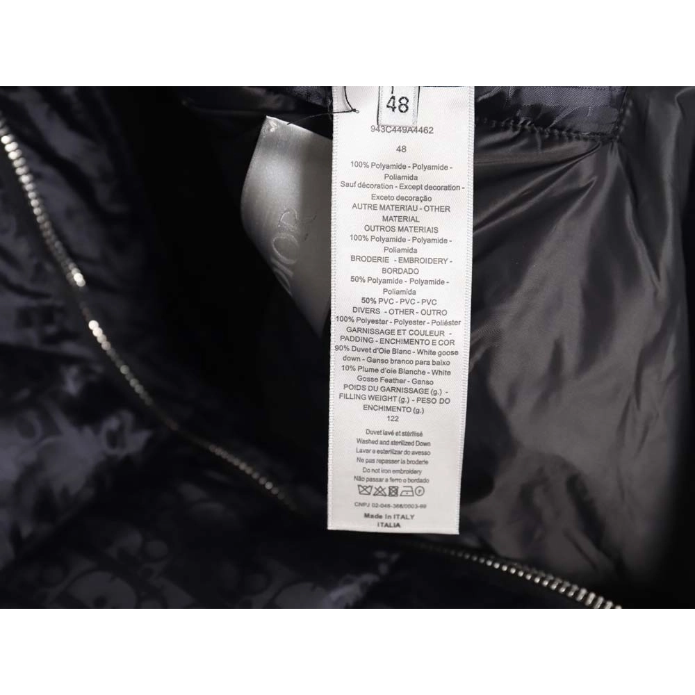 Dior Dior 23FW dark pattern allover printed down jacket_CM_4,Dior Jacket,Jacket,APPAREL