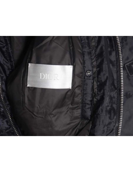 Dior Dior 23FW dark pattern allover printed down jacket_CM_4,Dior Jacket,Jacket,APPAREL