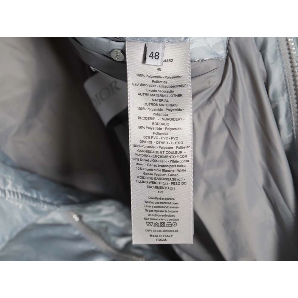 Dior Dior 23FW dark pattern allover printed down jacket,Dior Jacket,Jacket,APPAREL