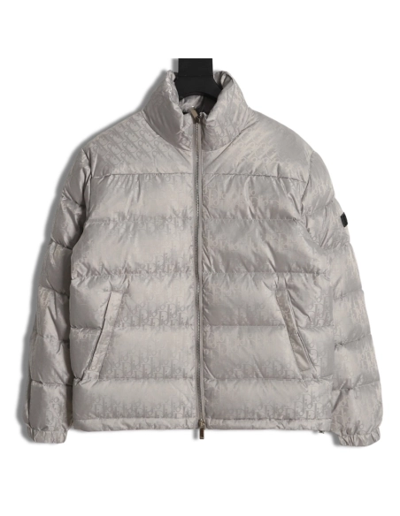 Dior 20FW all over printed dark pattern presbyopic down jacket,Dior Jacket,Jacket,APPAREL