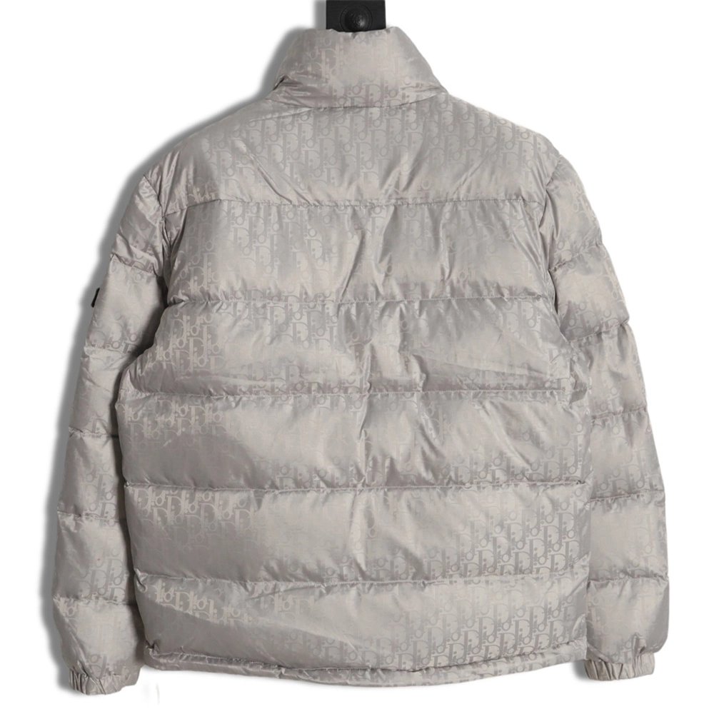 Dior 20FW all over printed dark pattern presbyopic down jacket,Dior Jacket,Jacket,APPAREL