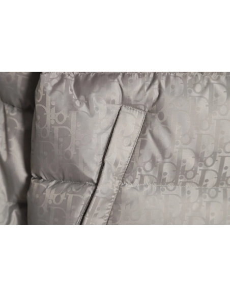 Dior 20FW all over printed dark pattern presbyopic down jacket,Dior Jacket,Jacket,APPAREL