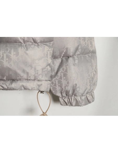 Dior 20FW all over printed dark pattern presbyopic down jacket,Dior Jacket,Jacket,APPAREL