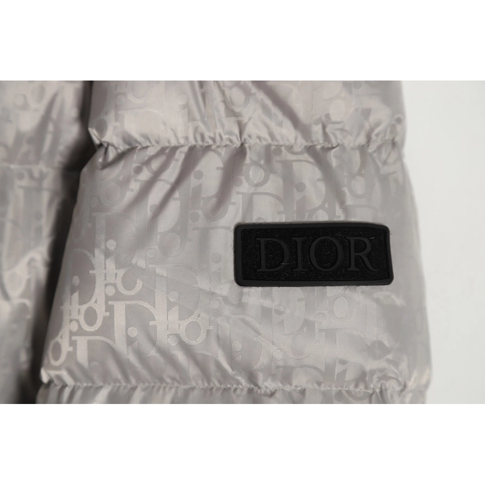 Dior 20FW all over printed dark pattern presbyopic down jacket,Dior Jacket,Jacket,APPAREL