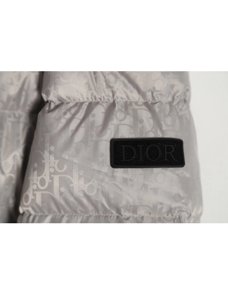 Dior 20FW all over printed dark pattern presbyopic down jacket,Dior Jacket,Jacket,APPAREL