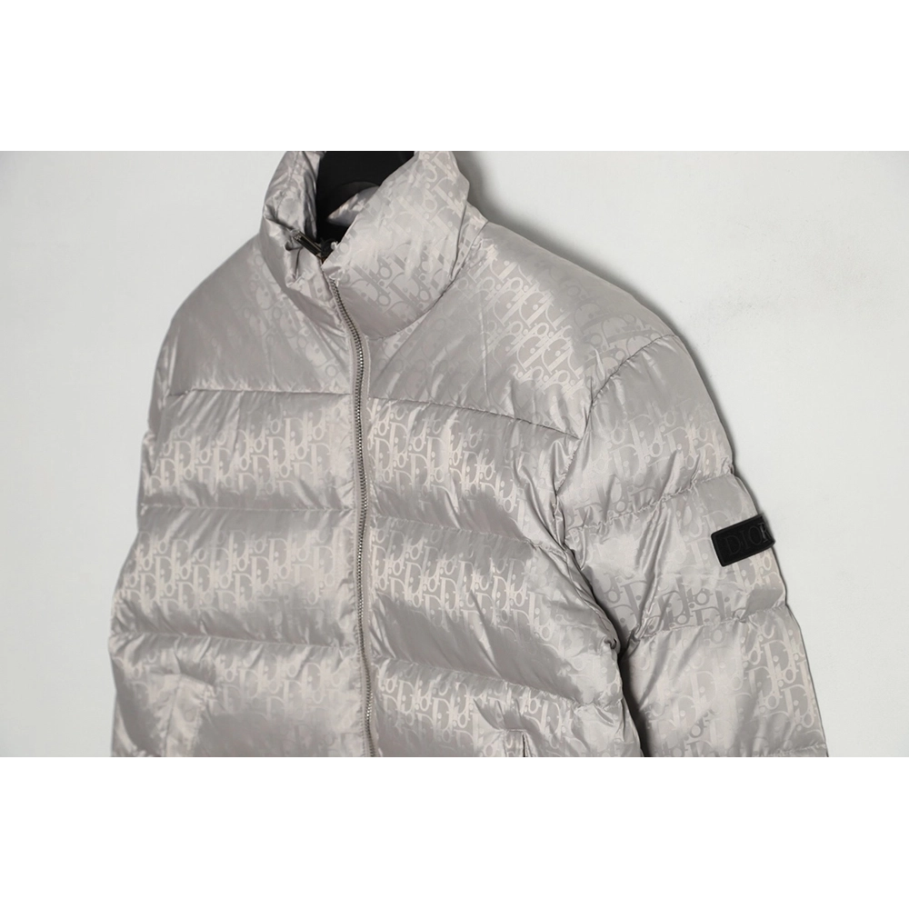 Dior 20FW all over printed dark pattern presbyopic down jacket,Dior Jacket,Jacket,APPAREL