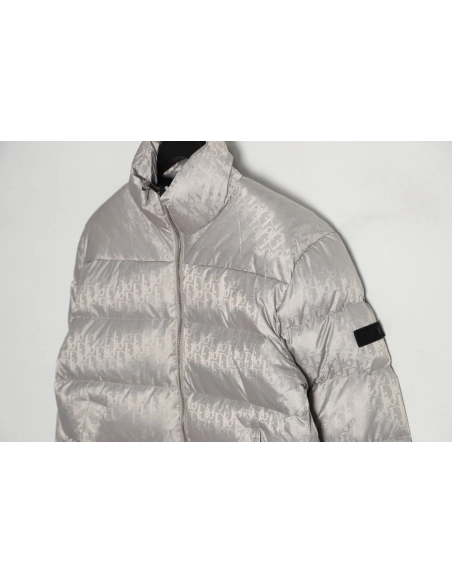 Dior 20FW all over printed dark pattern presbyopic down jacket,Dior Jacket,Jacket,APPAREL