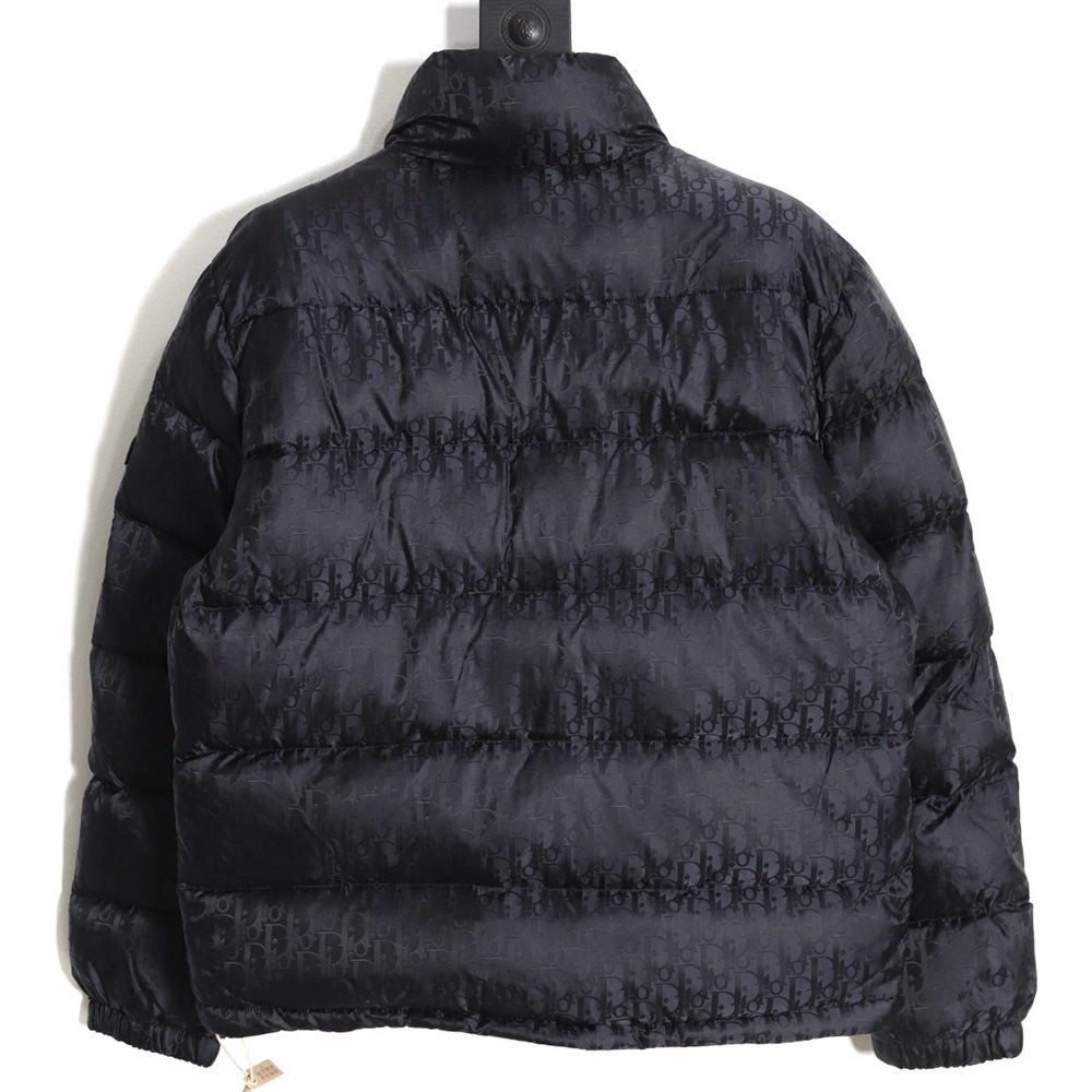 Dior 20FW all over printed dark pattern presbyopic down jacket,Dior Jacket,Jacket,APPAREL