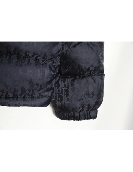 Dior 20FW all over printed dark pattern presbyopic down jacket,Dior Jacket,Jacket,APPAREL