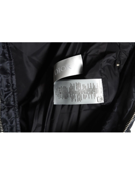 Dior 20FW all over printed dark pattern presbyopic down jacket,Dior Jacket,Jacket,APPAREL