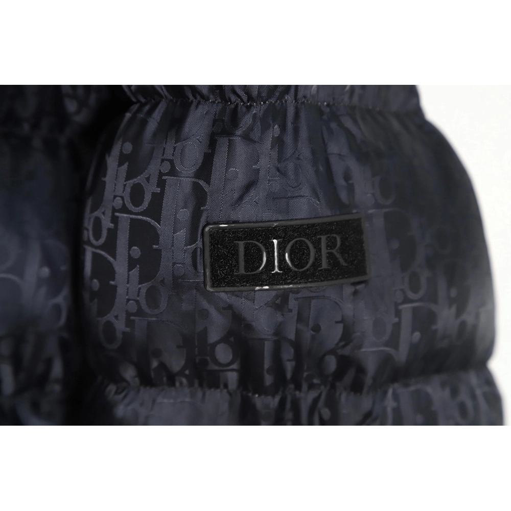 Dior 20FW all over printed dark pattern presbyopic down jacket,Dior Jacket,Jacket,APPAREL