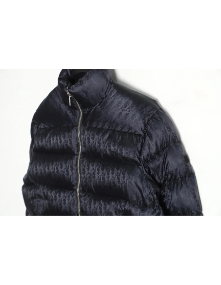 Dior 20FW all over printed dark pattern presbyopic down jacket,Dior Jacket,Jacket,APPAREL