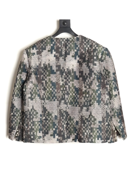 Louis Vuitton 24ss camouflage checkerboard jacket,Louis Vuitton Jacket,Jacket,APPAREL