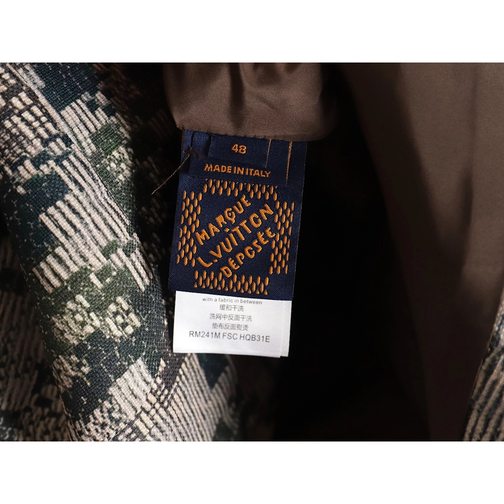 Louis Vuitton 24ss camouflage checkerboard jacket,Louis Vuitton Jacket,Jacket,APPAREL