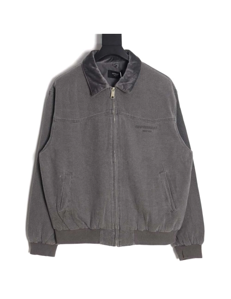 REPRESENT\REPRESENT Santa Fe Batik Classic MultiPocket Washed and Distressed Heavy Duty Work Jacket_CM_1,Represent Jacket,Jacket