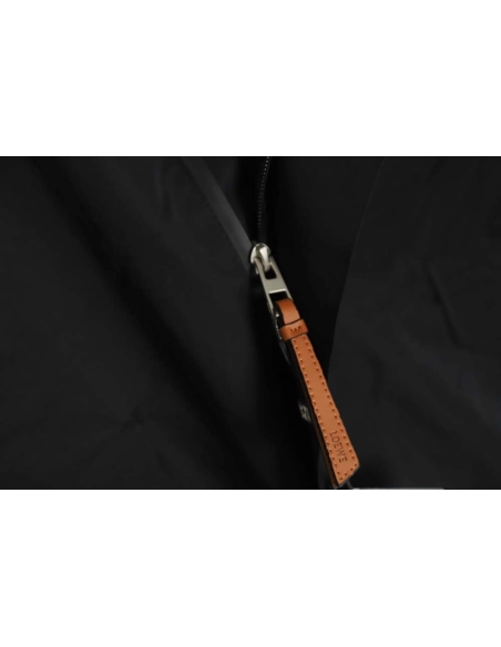 Loewe 22Fw leather label hooded midlength down jacket_CM_1,Loewe Jacket,Jacket,APPAREL