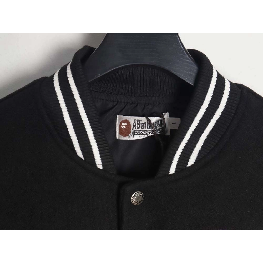 BAPE element pattern terry embroidered baseball jacket,Bape Jacket,Jacket,APPAREL