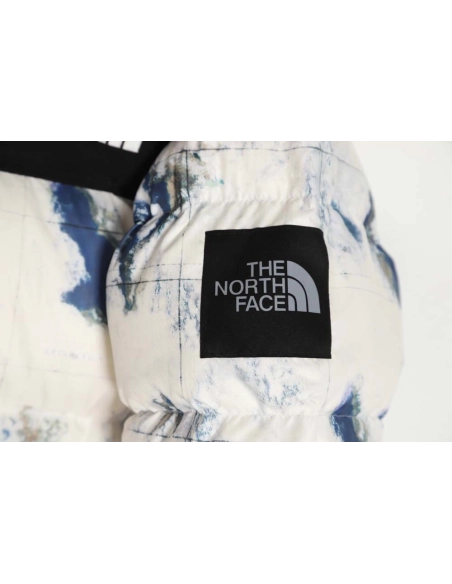 The North Face TNF North Face Nuptse 1996 large plaid earth print down jacket,The North Face Jacket,Jacket,APPAREL